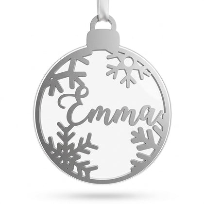 Print On Christmas Ornament Plexi 2 Layers