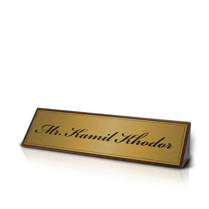 Print On Desk Sign