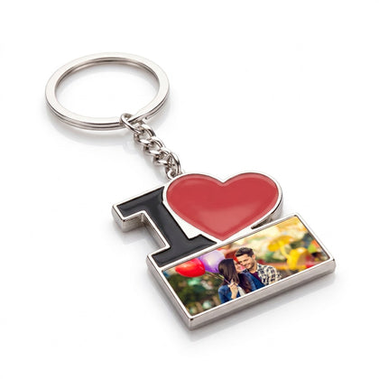 Print On Keychain I Love (Metal)