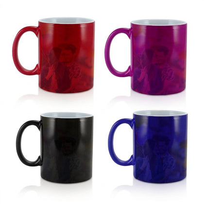 Print On Mug Magic Black, Red, Blue, Purple