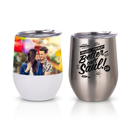 Print On Mug Metal Wine Cup