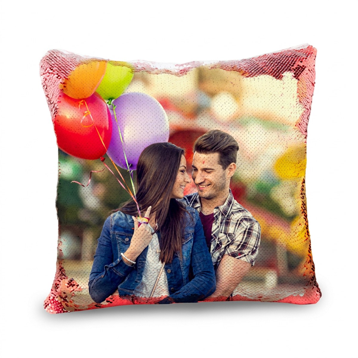 Print On Pillow Sequin Square