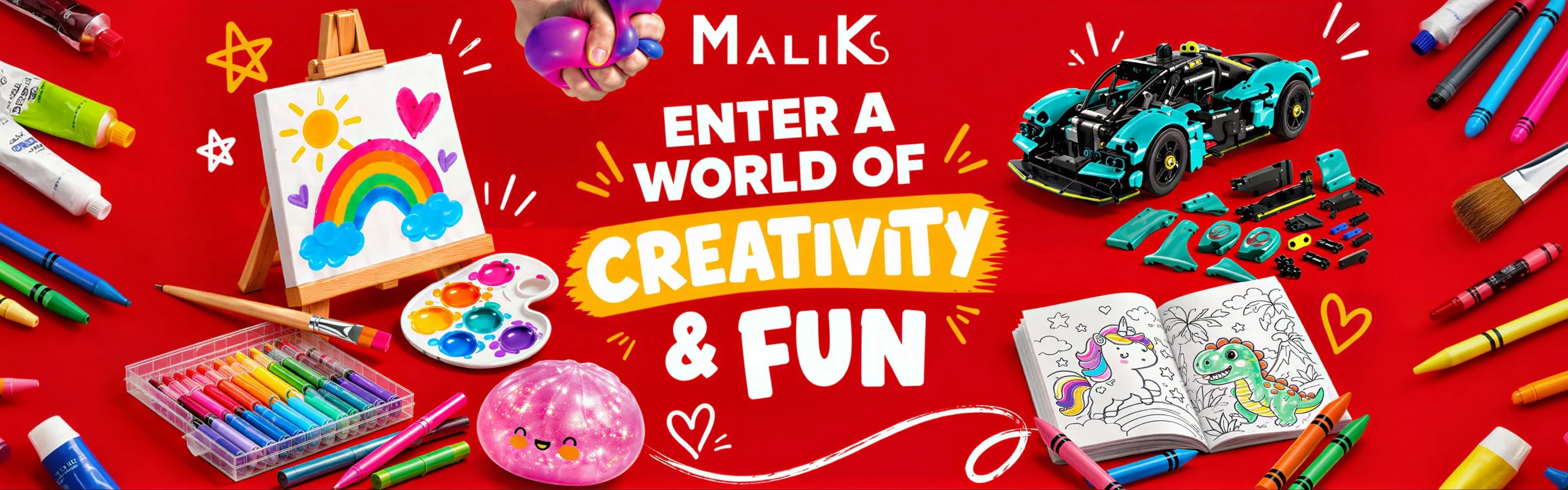 Enter a world of creativity and fun