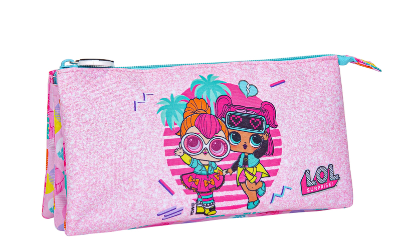 Flat Pencil Case Part Lol Fierce Queens Size 23X11X3Cm#679
